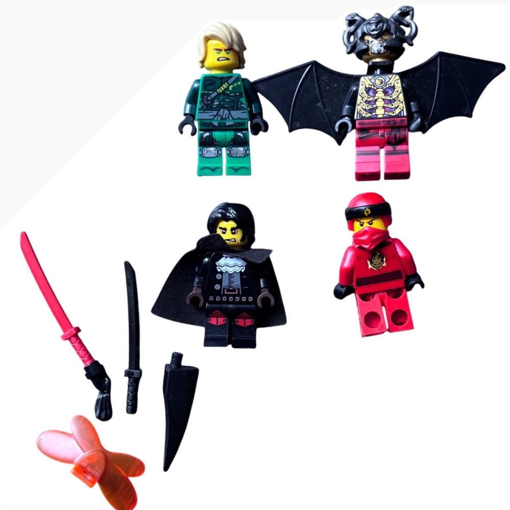 LEGO Ninjago Minifigures Kids OS Multi Excellent Lloyd Kai Vampire Bat Lot